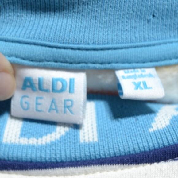 Aldis Gear Capsule Collection Crew Neck Woman's Striped Sweatshirt Size XL - Picture 5 of 11